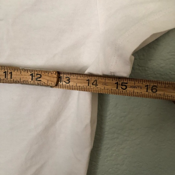 DIVIDED H&M Classic White Crop Top  T-Shirt Medium - Picture 3 of 5